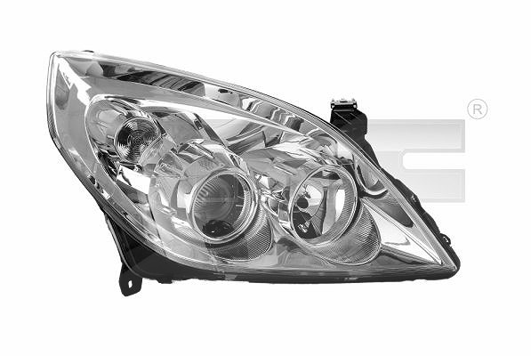 Tyc Hauptscheinwerfer [Hersteller-Nr. 20-1041-15-2] für Opel