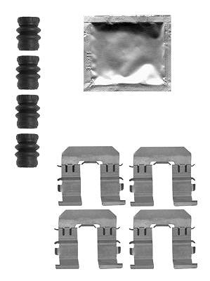 Hella Zubehörsatz, Scheibenbremsbelag [Hersteller-Nr. 8DZ355205-271] für Toyota, Subaru