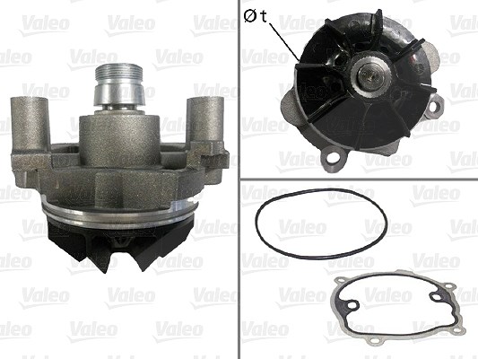 Valeo Wasserpumpe [Hersteller-Nr. 506709] für Vauxhall, Nissan, Opel, Renault