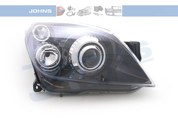 Johns Scheinwerfer D2S/H7 Bi-Xenon schwarz [Hersteller-Nr. 550910-4] für Opel