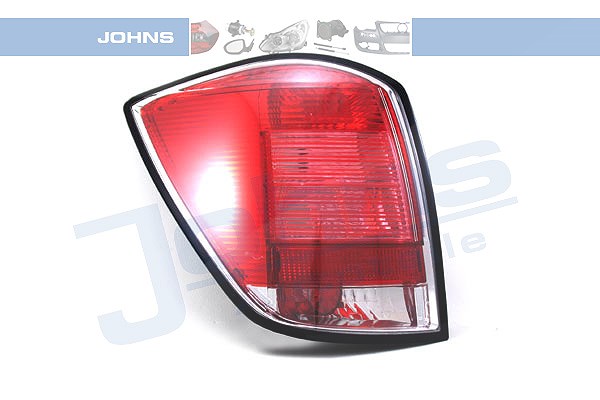 Johns Heckleuchte rot, ohne Lampenträger [Hersteller-Nr. 550987-5] für Opel