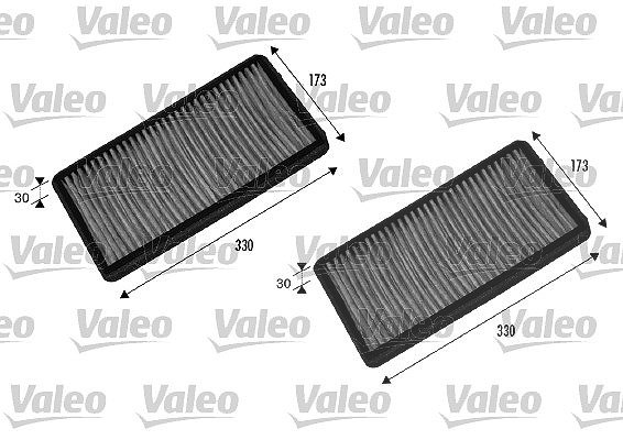 Valeo Filter, Innenraumluft [Hersteller-Nr. 698857] für Rolls-royce, BMW, Alpina