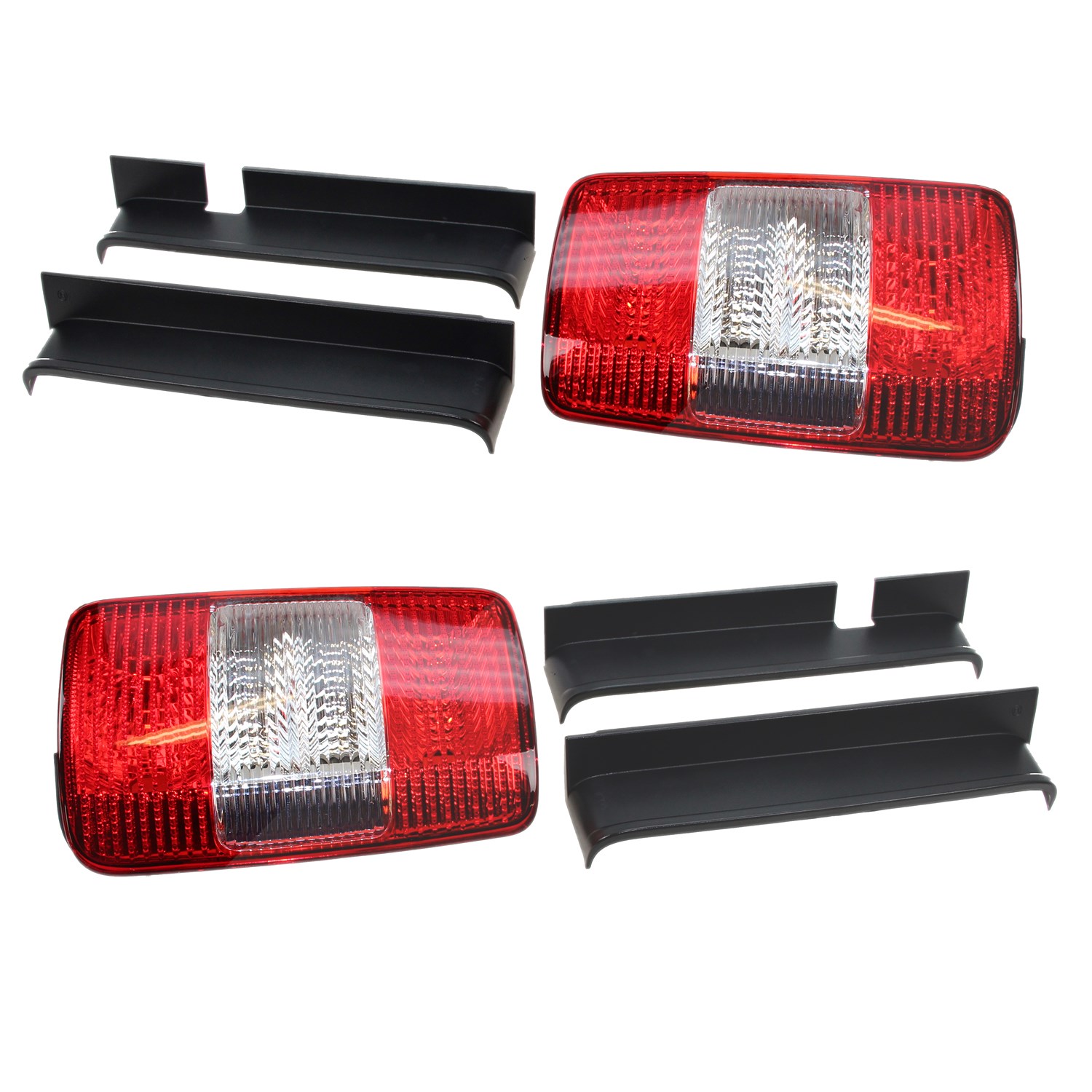 Bestprice 2x Heckleuchte, Blinker weiß ohne Lampenträger [Hersteller-Nr. 10429260] für VW