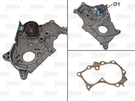 Valeo Wasserpumpe [Hersteller-Nr. 506851] für Toyota