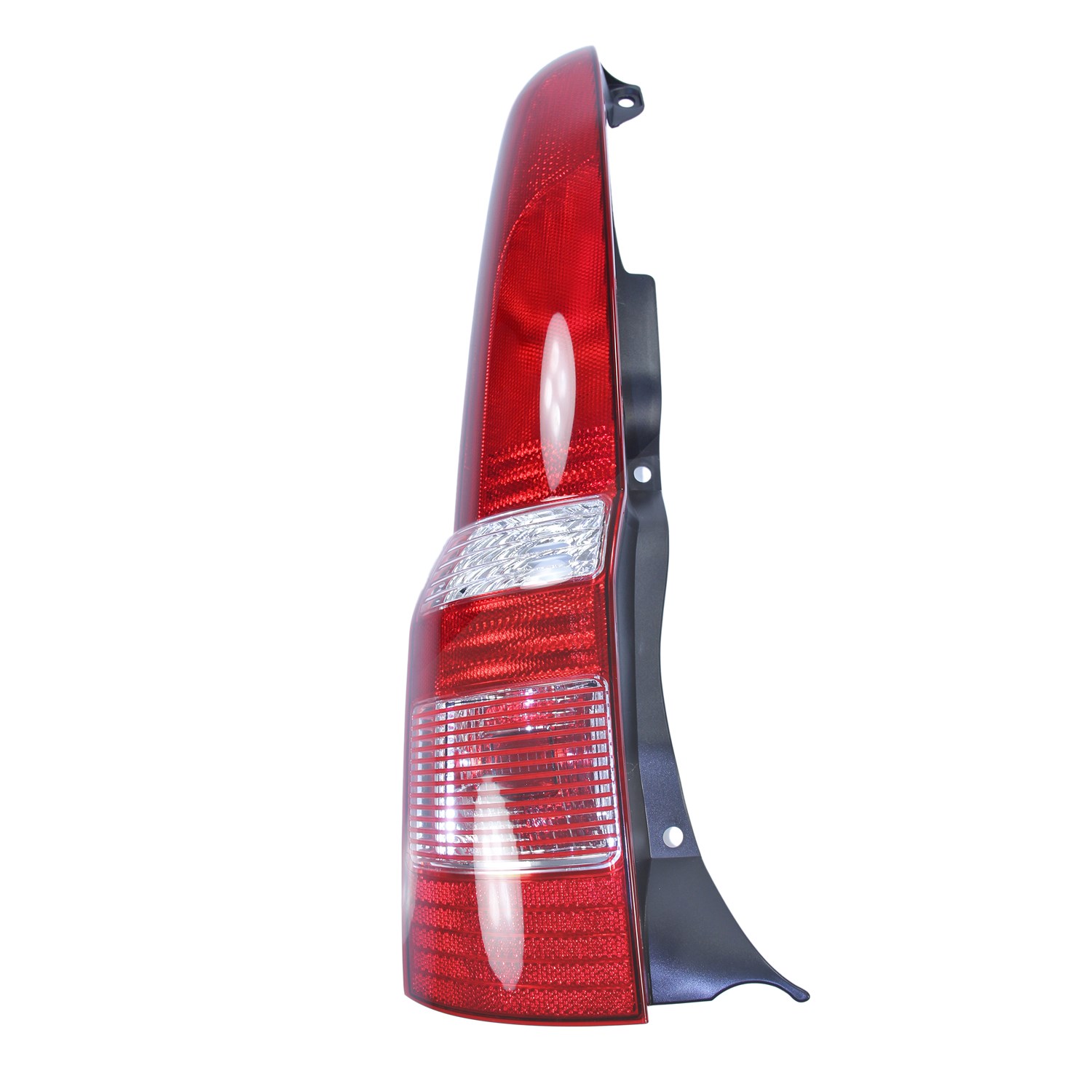 Bestprice Heckleuchte, Rahmen schwarz, ohne Lampenträger [Hersteller-Nr. 31477612] für Fiat