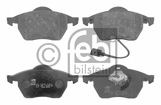 Febi Bilstein Bremsbelagsatz vorne (Satz) [Hersteller-Nr. 16334] für Audi, Skoda, VW, Seat