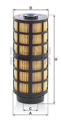 Mann-filter Kraftstofffilter [Hersteller-Nr. PU7004z] für Iveco, Yamaha