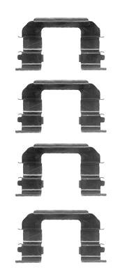 Hella Zubehörsatz, Scheibenbremsbelag [Hersteller-Nr. 8DZ355203-951] für Daewoo, Chevrolet
