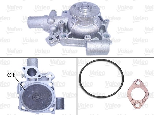 Valeo Wasserpumpe [Hersteller-Nr. 506106] für Seat, Alfa Romeo, Iveco, Opel, Renault, Vauxhall