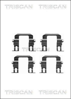 Triscan Zubehörsatz, Scheibenbremsbelag [Hersteller-Nr. 8105241602] für Opel, Vauxhall, Isuzu