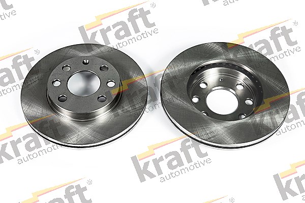 Kraft Automotive Bremsscheibe Vorderachse Belüftet [Hersteller-Nr. 6041560] für Daewoo, Chevrolet, Opel