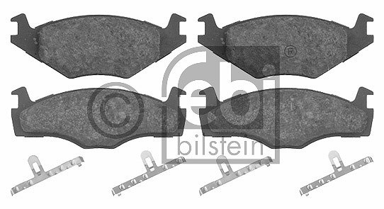 Febi Bilstein Bremsbelagsatz, Scheibenbremse [Hersteller-Nr. 16012] für Seat, VW
