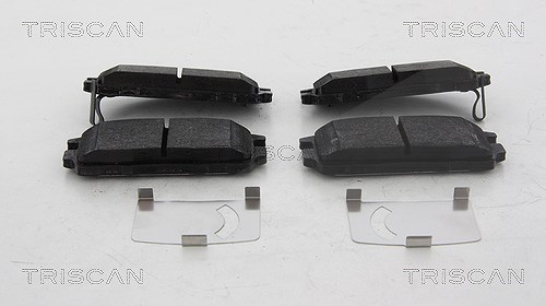 Triscan Bremsbelagsatz, Scheibenbremse [Hersteller-Nr. 811024032] für Chevrolet, Vauxhall, Opel