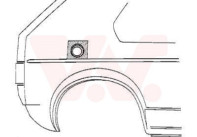 Van Wezel Reparaturstück am Tankloch [Hersteller-Nr. 3734191] für Opel