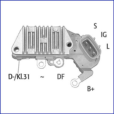 Hüco Generatorregler [Hersteller-Nr. 132890] für Lexus, Toyota