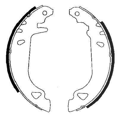 Hella Bremsbackensatz [Hersteller-Nr. 8DB355001-011] für Fiat, Lancia