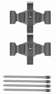 Hella Zubehörsatz, Scheibenbremsbelag [Hersteller-Nr. 8DZ355204-311] für Mercedes-Benz, Maybach