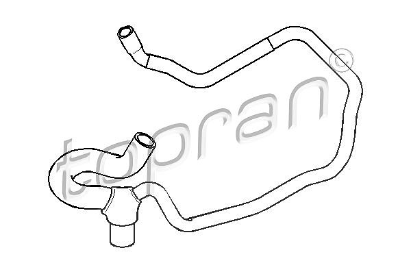 Topran Kühlerschlauch [Hersteller-Nr. 207503] für Opel, Vauxhall