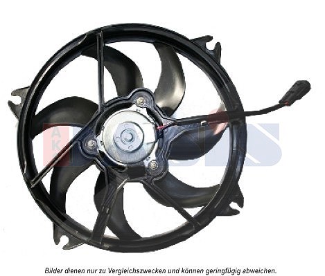 Aks Dasis Lüfter, Motorkühlung [Hersteller-Nr. 068047N] für Peugeot, Citroën