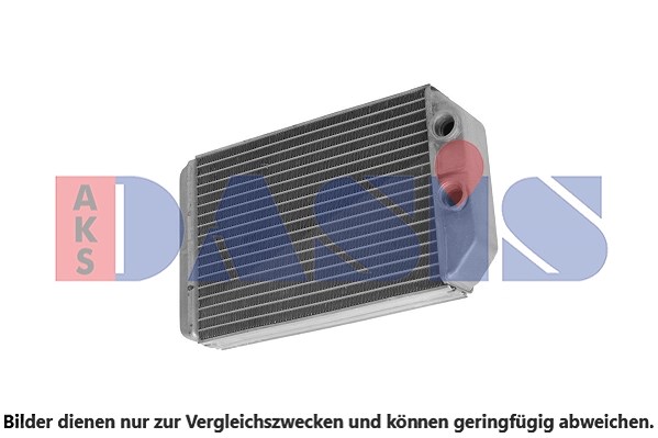Aks Dasis Wärmetauscher, Innenraumheizung [Hersteller-Nr. 489010N] für Audi