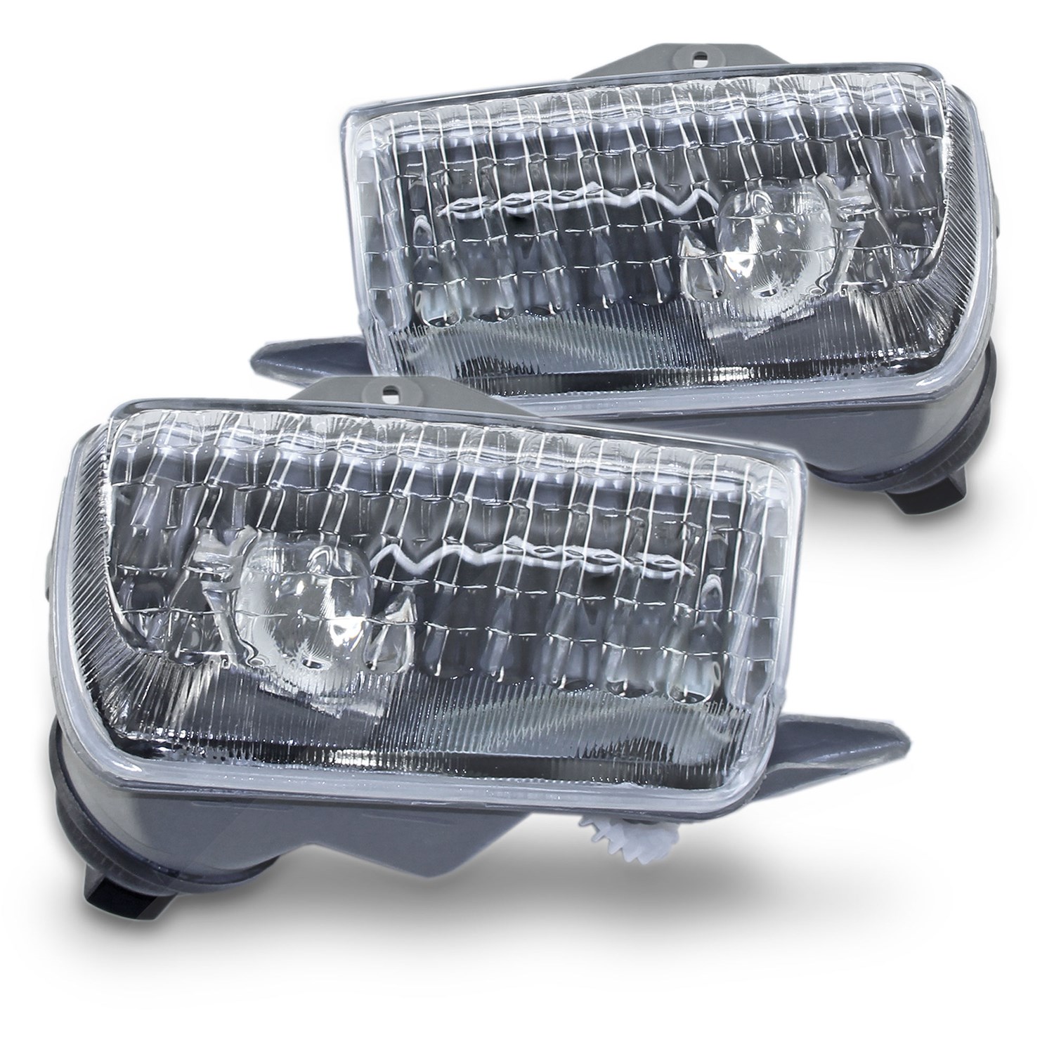 Bestprice 2x Nebelscheinwerfer H3 weiß ohne Lampenträger [Hersteller-Nr. 10420081] für VW