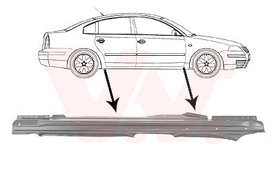 Van Wezel Einstiegblech [Hersteller-Nr. 5836104] für VW