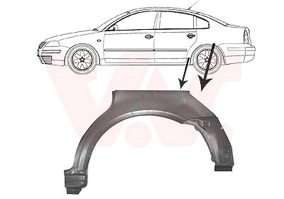 Van Wezel Seitenwand [Hersteller-Nr. 5836147] für VW