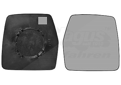 Van Wezel Spiegelglas, Außenspiegel [Hersteller-Nr. 1610834] für Citroën, Fiat, Peugeot
