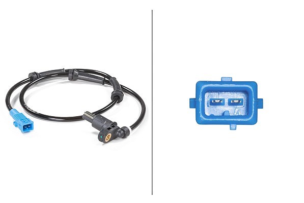 Hella Sensor, Raddrehzahl [Hersteller-Nr. 6PU009106-551] für Peugeot
