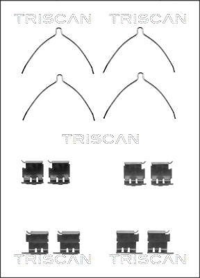 Triscan Zubehörsatz, Scheibenbremsbelag [Hersteller-Nr. 8105131630] für Toyota