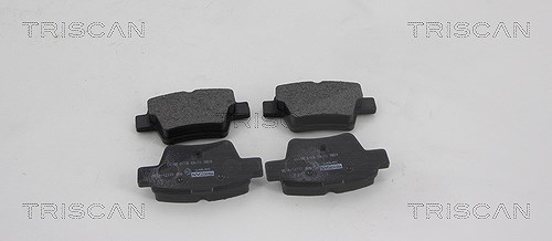 Triscan Bremsbeläge hinten (Satz) [Hersteller-Nr. 811028043] für Peugeot