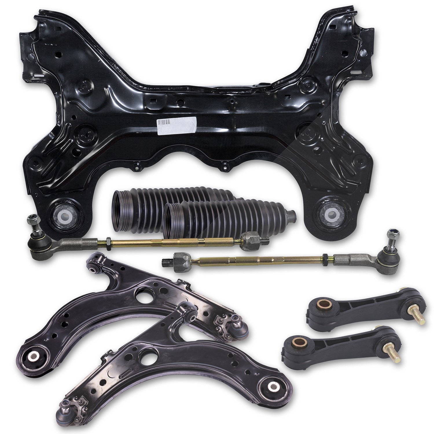 Bestprice Achskörper SET Vorderachse Audi A3 VW Golf 4 Bora New Beetle [Hersteller-Nr. 40208295] für Audi, VW, Seat, Skoda