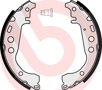 Brembo Bremsbackensatz [Hersteller-Nr. S83508] für Geely, Great Wall, Subaru, Toyota, Daihatsu