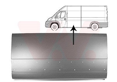 Van Wezel Seitenwand [Hersteller-Nr. 1651107] für Fiat, Opel, Peugeot, Citroën