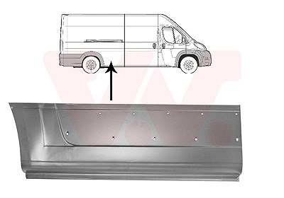 Van Wezel Seitenwand [Hersteller-Nr. 1651142] für Opel, Citroën, Peugeot, Fiat
