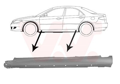 Van Wezel Einstiegblech [Hersteller-Nr. 2754103] für Mazda