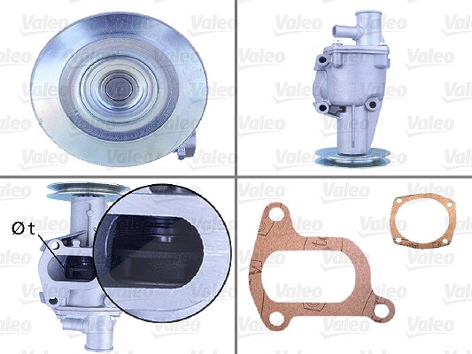 Valeo Wasserpumpe [Hersteller-Nr. 506079] für Fiat, Lancia, Zastava, Autobianchi, Innocenti, Seat