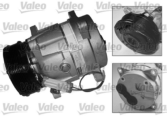 Valeo Kompressor, Klimaanlage [Hersteller-Nr. 699155] für Peugeot, Citroën