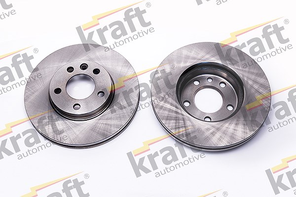 Kraft Automotive Bremsscheibe Vorderachse Belüftet [Hersteller-Nr. 6040510] für VW
