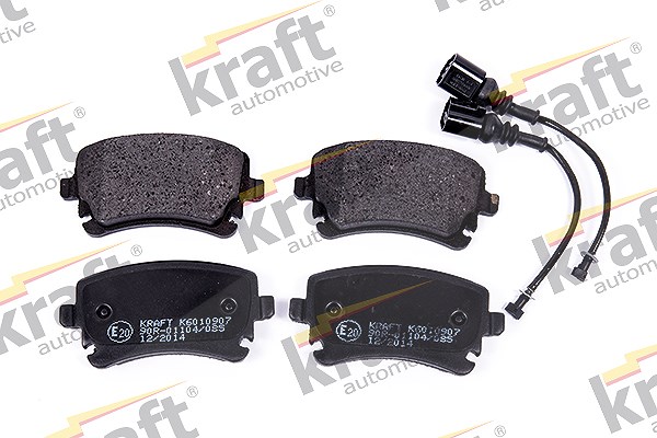 Kraft Automotive Bremsbelagsatz, Scheibenbremse [Hersteller-Nr. 6010907] für VW, Audi