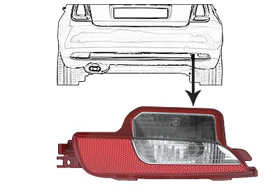 Van Wezel Rückfahrleuchte [Hersteller-Nr. 1614930] für Abarth, Fiat