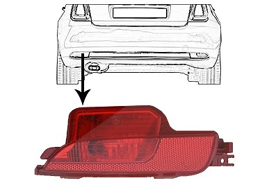 Van Wezel Nebelschlussleuchte [Hersteller-Nr. 1614929] für Fiat, Abarth