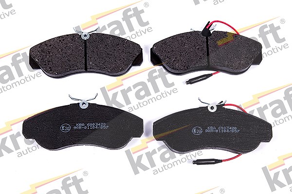 Kraft Automotive Bremsbelagsatz, Scheibenbremse [Hersteller-Nr. 6003420] für Fiat, Peugeot, Citroën