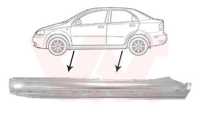 Van Wezel Einstiegblech [Hersteller-Nr. 0815103] für Chevrolet