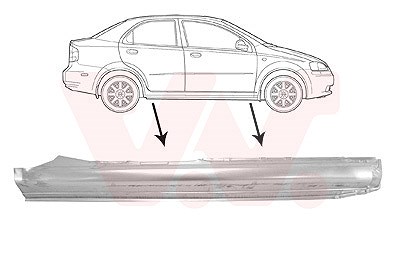 Van Wezel Einstiegblech [Hersteller-Nr. 0815104] für Chevrolet