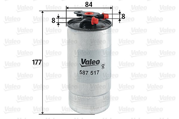 Valeo Kraftstofffilter [Hersteller-Nr. 587517] für Opel, BMW, Land Rover, Alpina, Vauxhall