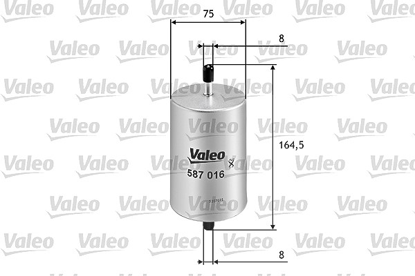 Valeo Kraftstofffilter [Hersteller-Nr. 587016] für Renault