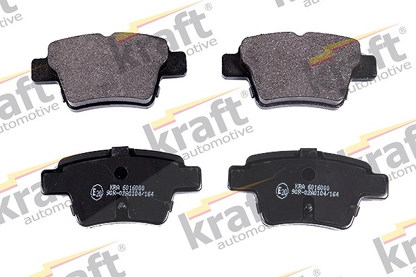 Kraft Automotive Bremsbelagsatz, Scheibenbremse [Hersteller-Nr. 6016000] für Citroën, Peugeot