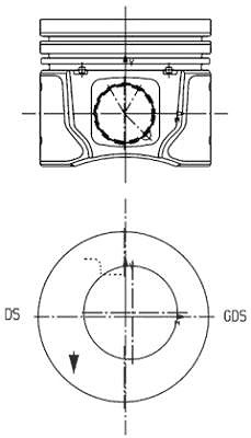 Kolbenschmidt Kolben [Hersteller-Nr. 99963600] für Ford