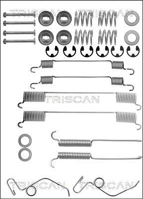 Triscan Zubehörsatz, Bremsbacken [Hersteller-Nr. 8105162510] für Lti, Ford